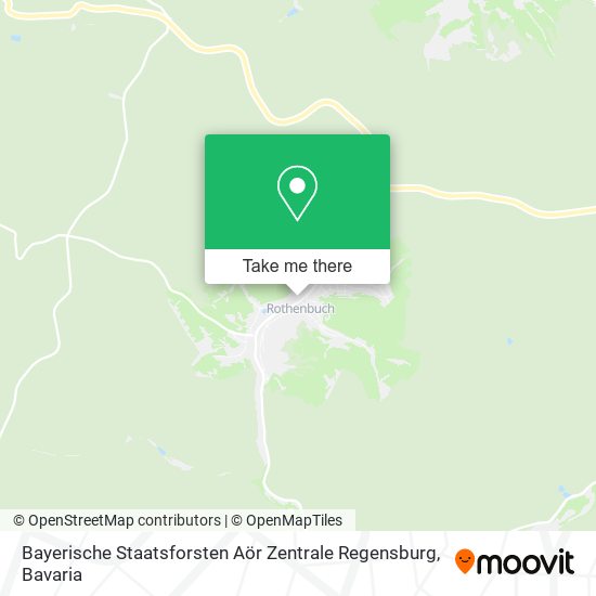 Bayerische Staatsforsten Aör Zentrale Regensburg map