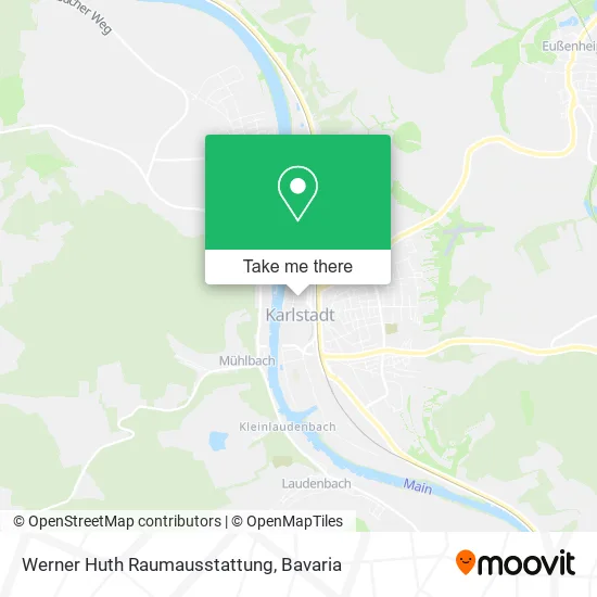Карта Werner Huth Raumausstattung