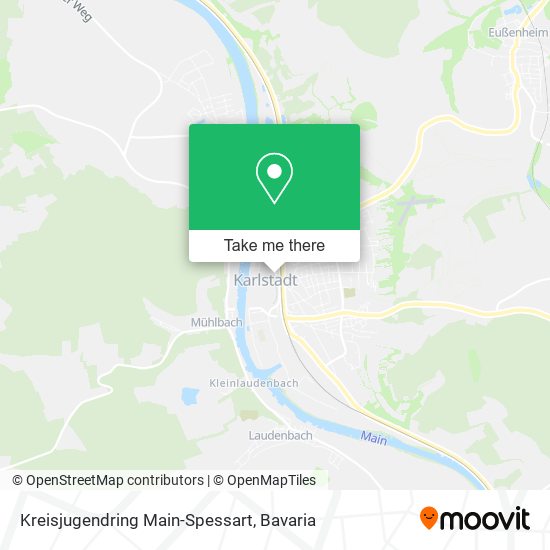 Kreisjugendring Main-Spessart map