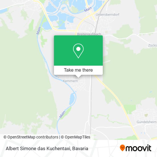 Albert Simone das Kuchentaxi map