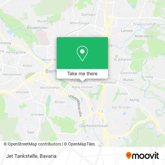 Карта Jet Tankstelle