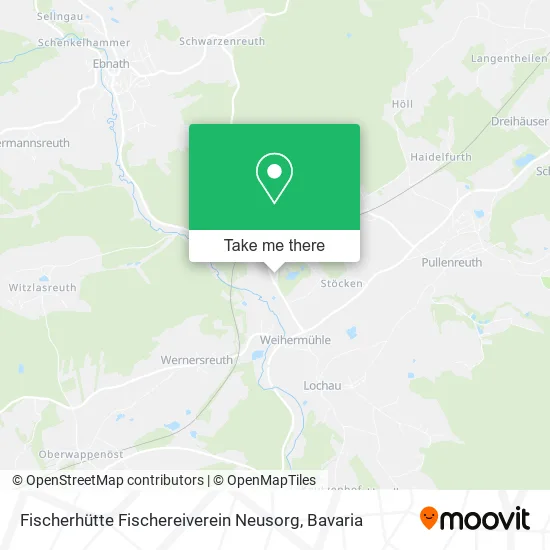 Карта Fischerhütte Fischereiverein Neusorg