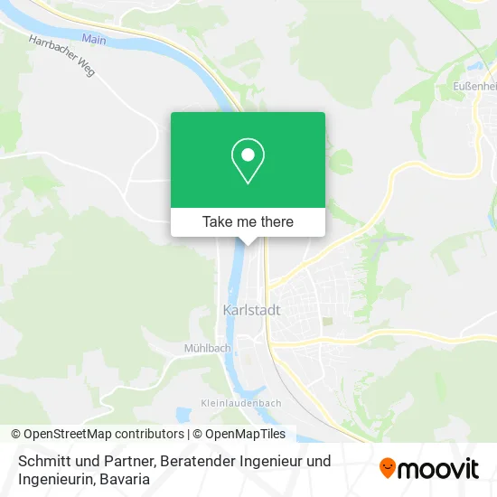 Карта Schmitt und Partner, Beratender Ingenieur und Ingenieurin