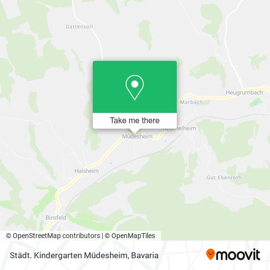 Städt. Kindergarten Müdesheim map