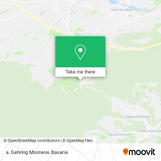 Карта a. Gehring Mosterei