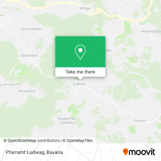 Карта Pfarramt Ludwag