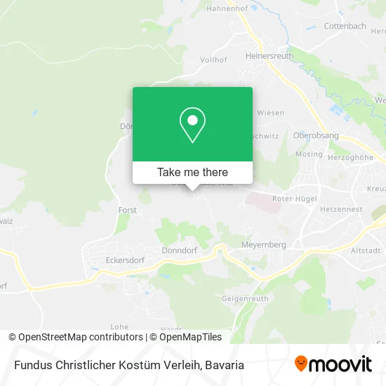 Карта Fundus Christlicher Kostüm Verleih