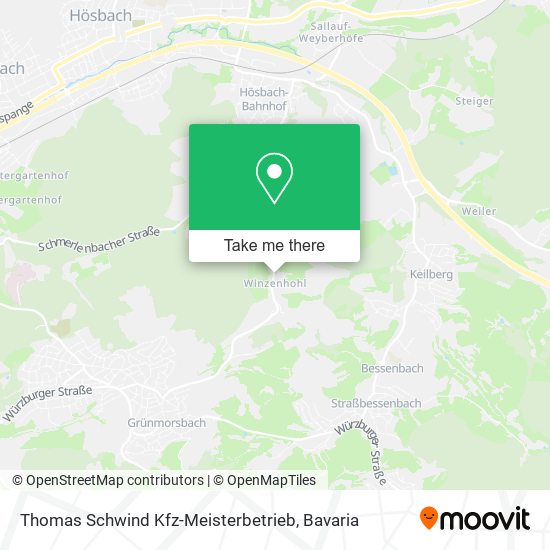 Thomas Schwind Kfz-Meisterbetrieb map