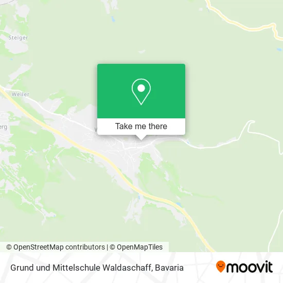Карта Grund und Mittelschule Waldaschaff