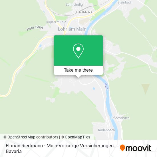 Florian Riedmann - Main-Vorsorge Versicherungen map
