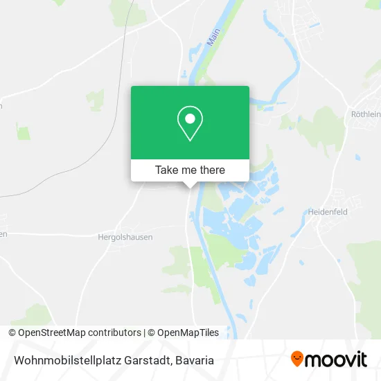 Карта Wohnmobilstellplatz Garstadt