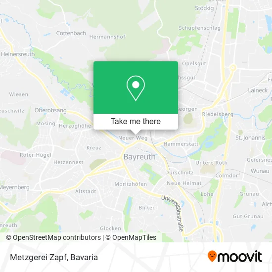Карта Metzgerei Zapf