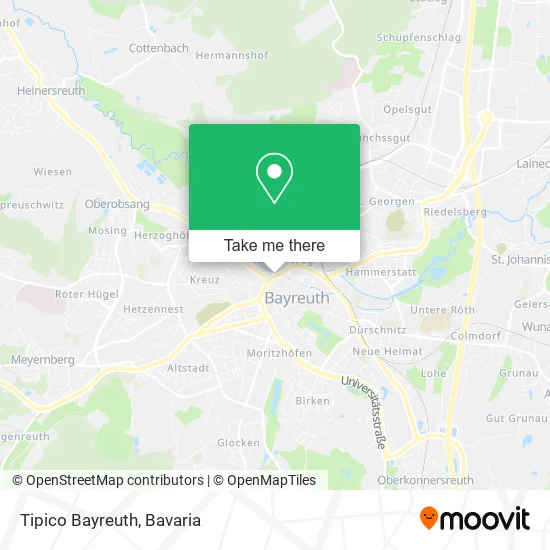 Карта Tipico Bayreuth