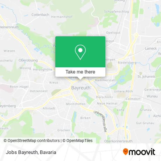 Карта Jobs Bayreuth