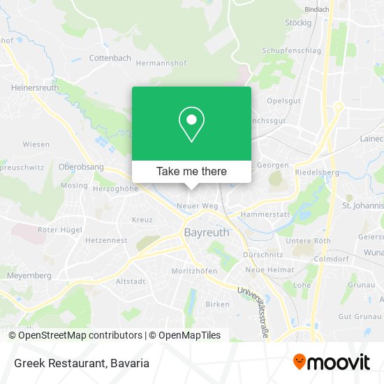 Greek Restaurant map