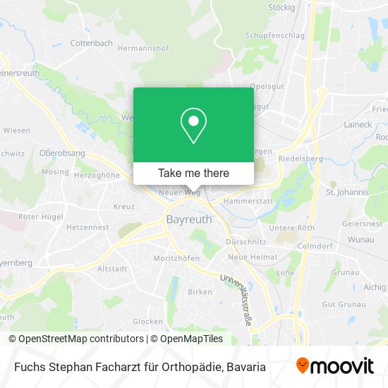 Fuchs Stephan Facharzt für Orthopädie map
