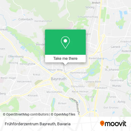 Карта Frühförderzentrum Bayreuth