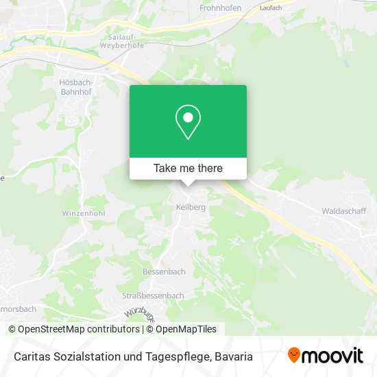 Caritas Sozialstation und Tagespflege map