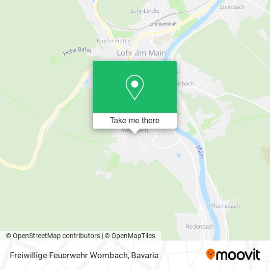 Freiwillige Feuerwehr Wombach map