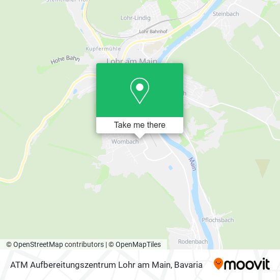 ATM Aufbereitungszentrum Lohr am Main map