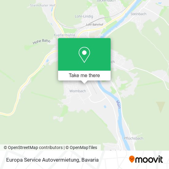 Europa Service Autovermietung map