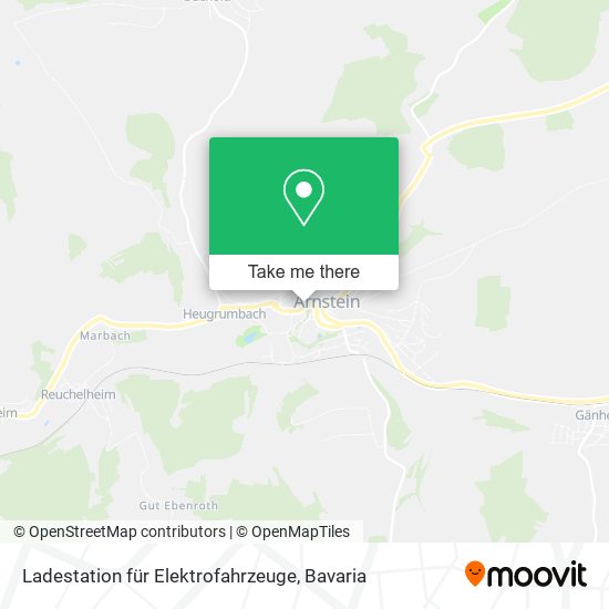 Ladestation für Elektrofahrzeuge map