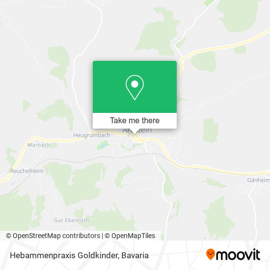 Hebammenpraxis Goldkinder map
