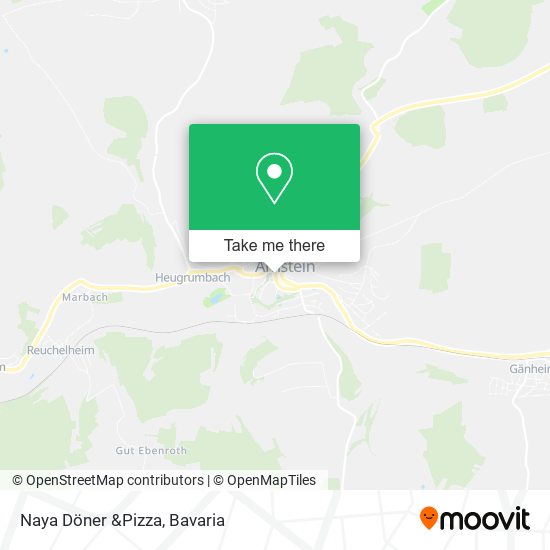 Naya Döner &Pizza map