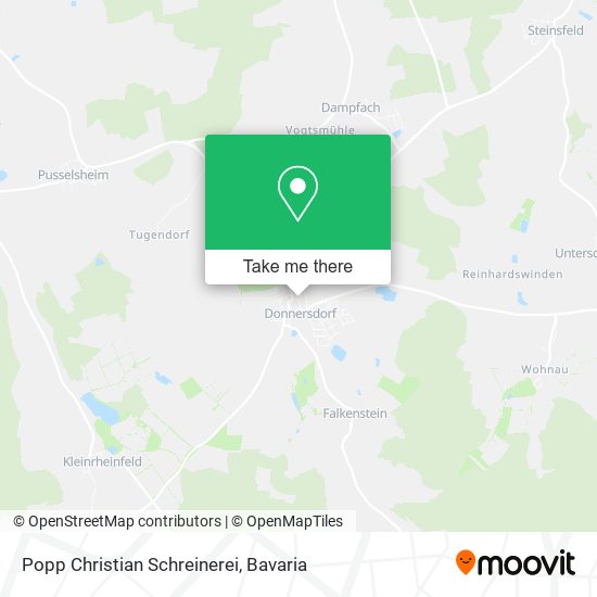 Popp Christian Schreinerei map