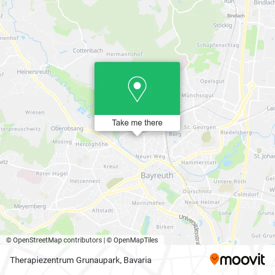 Карта Therapiezentrum Grunaupark