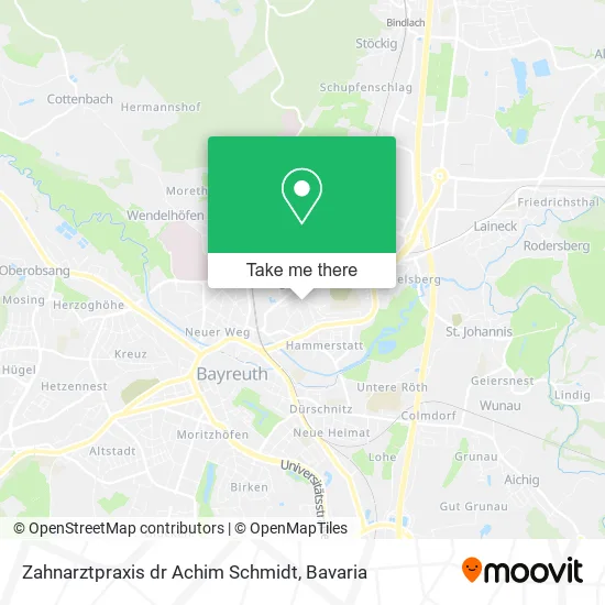 Карта Zahnarztpraxis dr Achim Schmidt