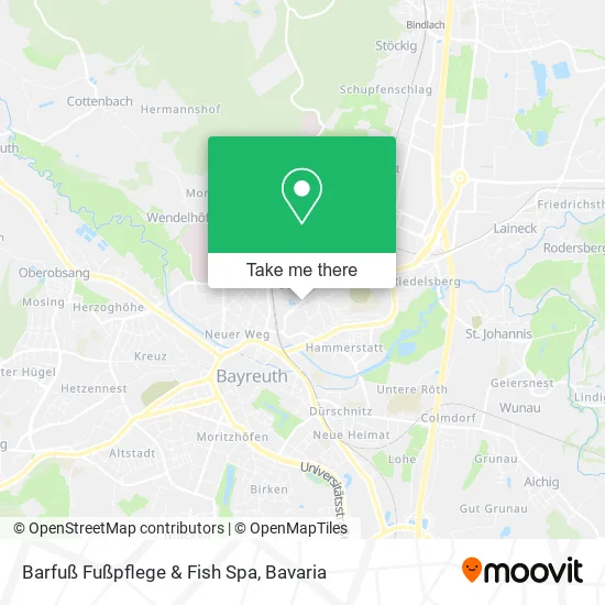 Карта Barfuß Fußpflege & Fish Spa