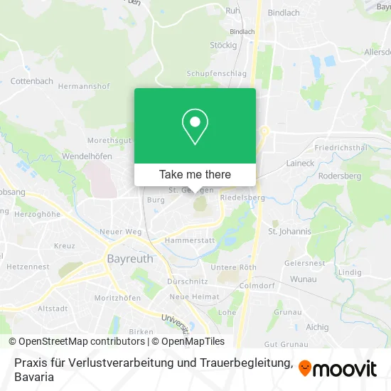 Карта Praxis für Verlustverarbeitung und Trauerbegleitung
