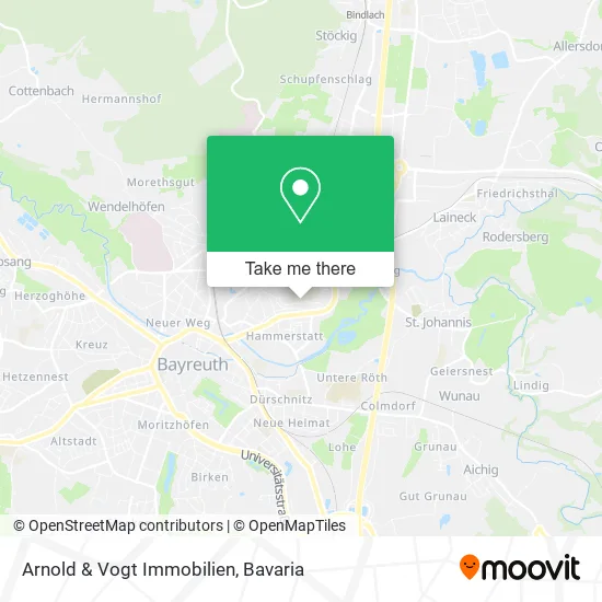 Карта Arnold & Vogt Immobilien