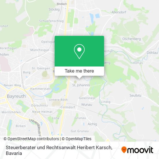 Steuerberater und Rechtsanwalt Heribert Karsch map