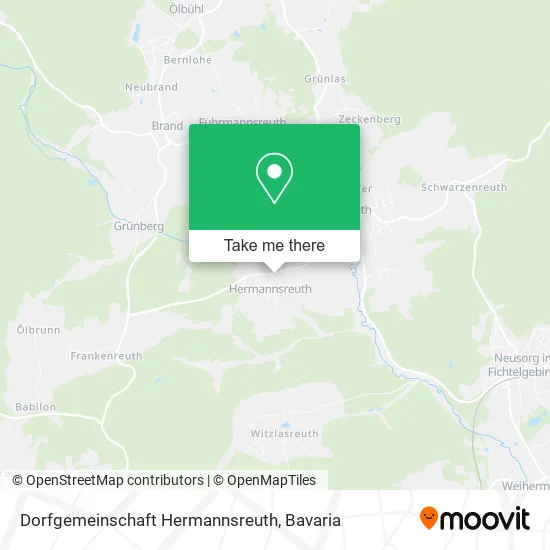 Карта Dorfgemeinschaft Hermannsreuth