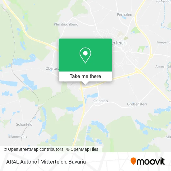 Карта ARAL Autohof Mitterteich