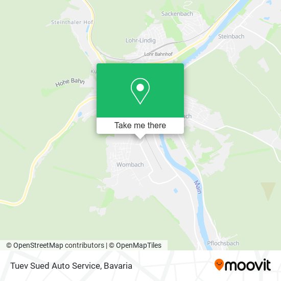 Tuev Sued Auto Service map