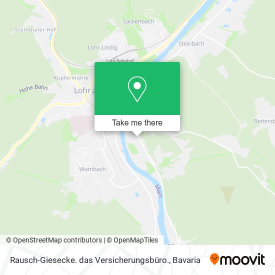 Rausch-Giesecke. das Versicherungsbüro. map