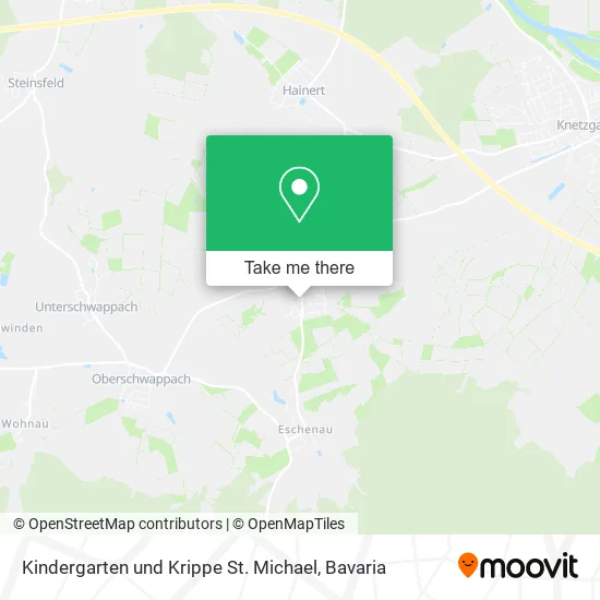 Kindergarten und Krippe St. Michael map