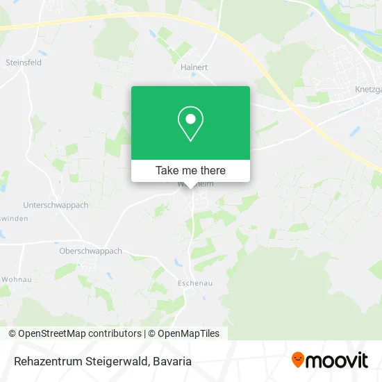 Карта Rehazentrum Steigerwald