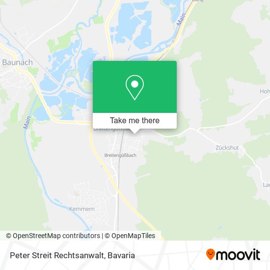 Peter Streit Rechtsanwalt map