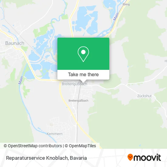 Карта Reparaturservice Knoblach