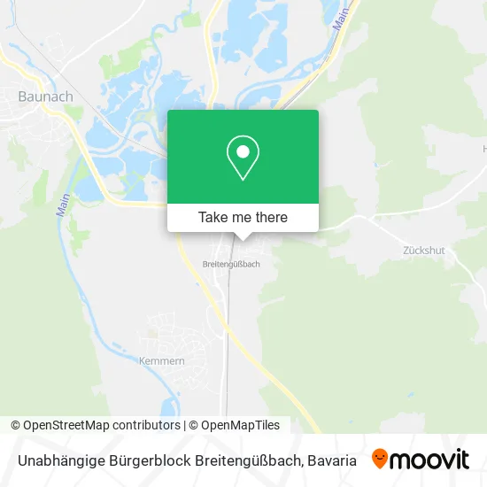 Карта Unabhängige Bürgerblock Breitengüßbach