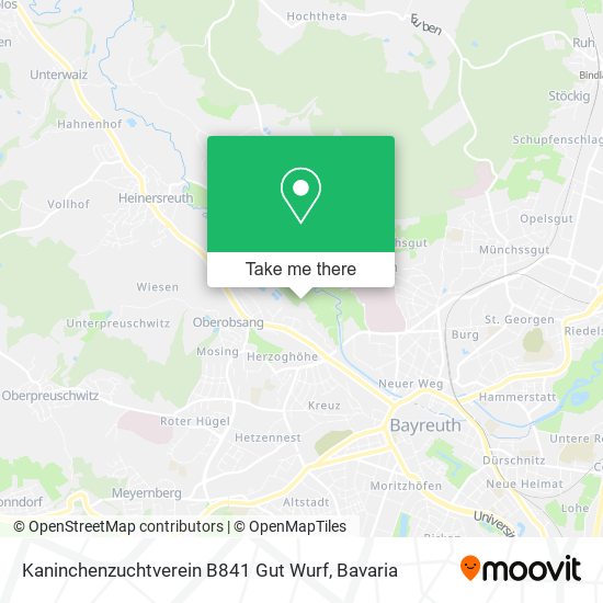 Kaninchenzuchtverein B841 Gut Wurf map