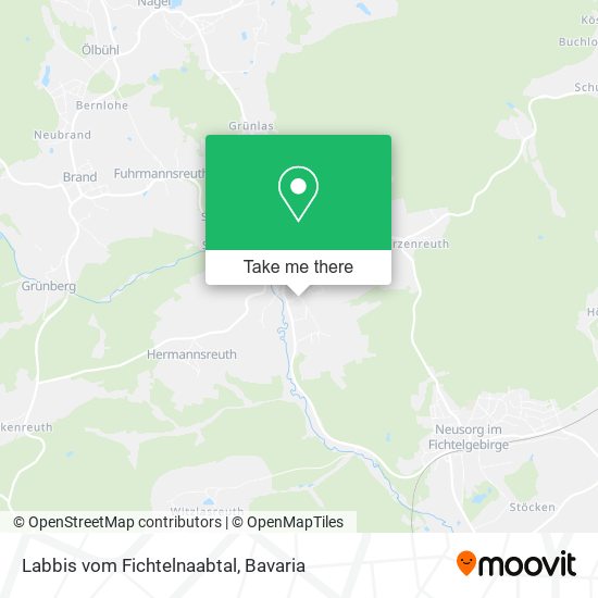 Labbis vom Fichtelnaabtal map