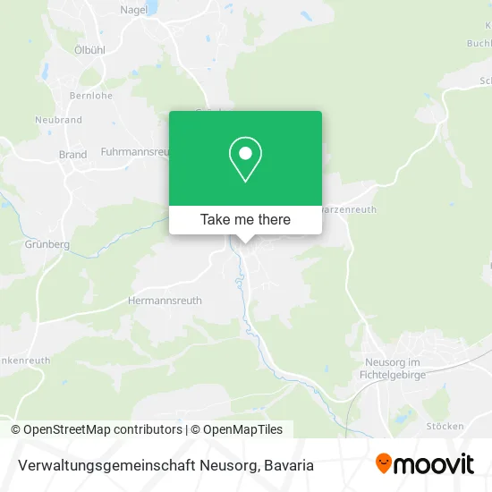 Карта Verwaltungsgemeinschaft Neusorg