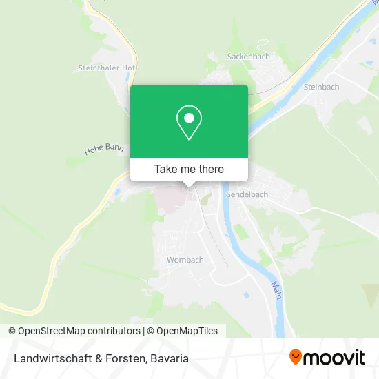 Карта Landwirtschaft & Forsten