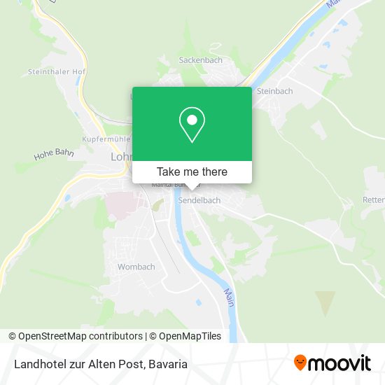 Landhotel zur Alten Post map