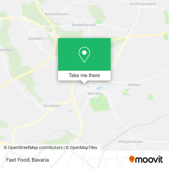 Карта Fast Food
